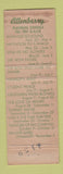 Matchbook Cover - Allenberry Resort Playhouse Boiling Springs PA