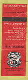 Matchbook Cover - Deibel's Restaurant Columbus OH