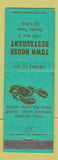 Matchbook Cover - Town House Restaurant Snyder TX WEAR