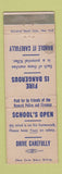 Matchbook Cover - Safety Drive Carefully Fire Newark NJ Police Fire WEAR
