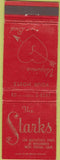 Matchbook Cover - The Starks West Covina CA
