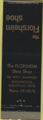 Matchbook Cover - Florsheim Shoes Englewood CO