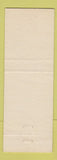 Matchbook Cover - Bahrs Seafood Grill Highlands NJ