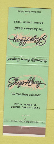 Matchbook Cover - Ship Ahoy Restaurant Corpus Christi TX