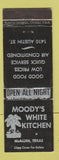 Matchbook Cover - Moody's White Kitchen McAllen TX