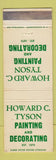 Matchbook Cover - Howard Tyson Painting Decorating Chatham NJ