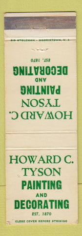 Matchbook Cover - Howard Tyson Painting Decorating Chatham NJ