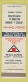 Matchbook Cover - Noland Credit Jessie Gibson Heating Crozet VA