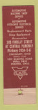 Matchbook Cover - C&D Auto Supply Cincinnati OH