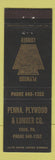 Matchbook Cover - Pennsylvania Plywood Lumber York PA