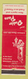Matchbook Cover - Hotel Dinkler Plaza Atlanta GA WORN