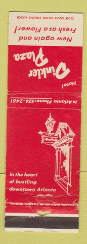 Matchbook Cover - Hotel Dinkler Plaza Atlanta GA WORN