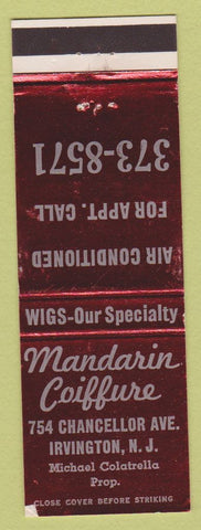 Matchbook Cover - Mandarin Coiffure Salon Irvington NJ WEAR