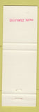 Matchbook Cover - Hamilton Motel New Zealand