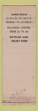 Matchbook Cover - Grant's Cafeteria Boston MA