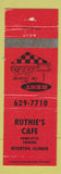 Matchbook Cover - Ruthie's Cafe Riverton IL