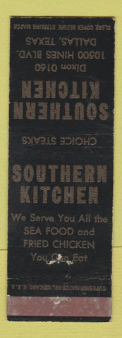 Matchbook Cover - Southern Kitchen Dallas TX