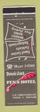 Matchbook Cover - Bernie Lee's Penn Hotel Towson MD