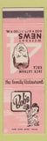 Matchbook Cover - Bob's Big Boy Jack Latham KRCA TV Los Angeles WORN