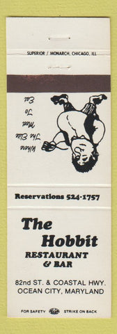Matchbook Cover - Hobbit Restaurant Ocean City MD