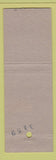Matchbook Cover - Solowey's Restaurant Bar New York City