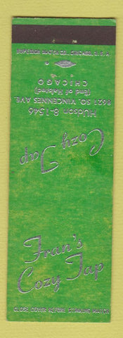 Matchbook Cover - Fran's Cozy Tap Chicago IL