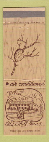Matchbook Cover - Old Mill Inn Bernardsville NJ