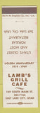 Matchbook Cover - Lamb's Grill Cafe Salt Lake City UT