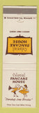 Matchbook Cover - Colonial Pancake House Minneapolis MN Grand Forks ND