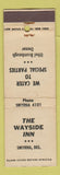 Matchbook Cover - Wayside Inn Smyrna DE Ethel Brumbaugh WEAR