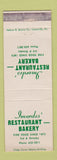 Matchbook Cover - Imordes' Restaurant Bakery WEAR