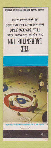 Matchbook Cover - Laurentide Inn Ste Agathe Des Monts QC curling