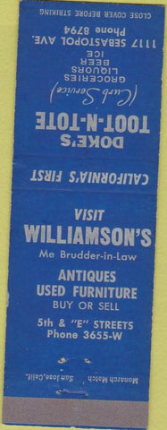 Matchbook Cover - Apartments Seattle WA Palm Springs CA