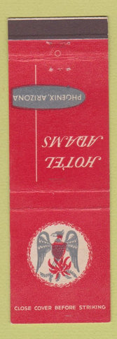 Matchbook Cover - Hotel Adams Phoenix AZ
