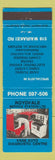 Matchbook Cover - Roydvale Service auto New Zealand