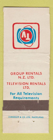 Matchbook Cover - Ground Rentals TV Rentals New Zealand MISCUT WEAR
