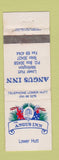 Matchbook Cover - Angus Inn Lower Hutt Wellington Australia WEAR