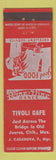 Matchbook Cover - Tivoli Cafe Juarez Mexico