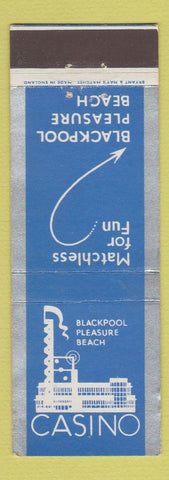 Matchbook Cover - Casino Blackpool Pleasure Beach UK England