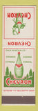 Matchbook Cover - Chevron Mineral Water Belgium