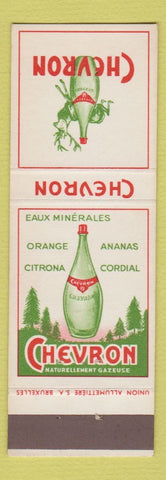 Matchbook Cover - Chevron Mineral Water Belgium