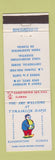 Matchbook Cover - T'Smaaklijk Hapje Randfontein FL