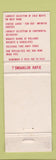 Matchbook Cover - T'Smaaklijk Hapje Randfontein FL