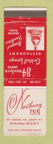 Matchbook Cover - Northway Inn Albany NY WORN
