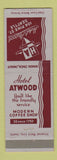 Matchbook Cover - Hotel Atwood Seattle WA #2