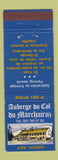 Matchbook Cover - Auberge du Col du Marchairuz Jura Vaudois Switzerland?