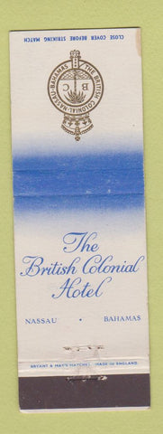 Matchbook Cover - British Colonial Hotel Nassau Bahamas