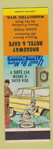 Matchbook Cover - Broadway Hotel Cafe Wamsutter WY
