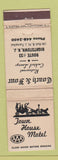 Matchbook Cover - Town House Motel Coach & Four Hightstown NJ WEAR
