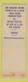 Matchbook Cover - Hotel Linden Indianapolis IN WEAR